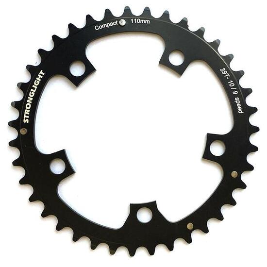 Plateau Shimano/Sram/FSA Type S Zicral 9/10S 39T Pas 110 Noir