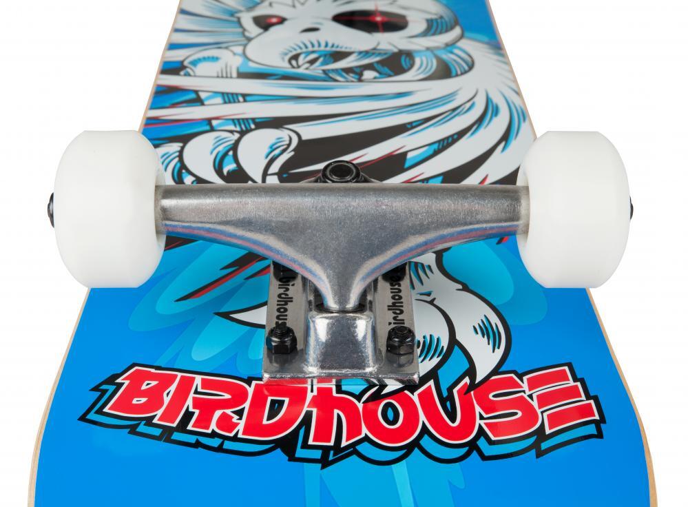 Skate Birdhouse Stage 1 Hawk Spiral blue 7.75" 2/5