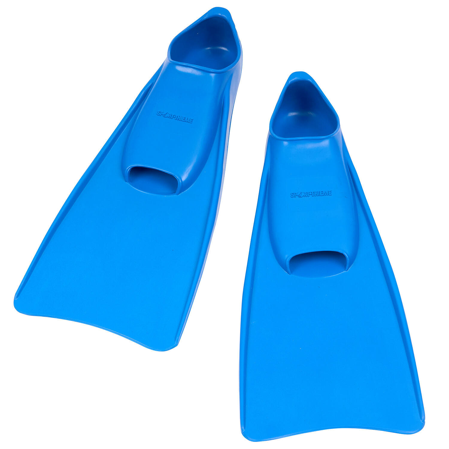 Schwimmflossen Gummi Blau 34 cm 30-33 Schwimmen Unisex Blau 2/5