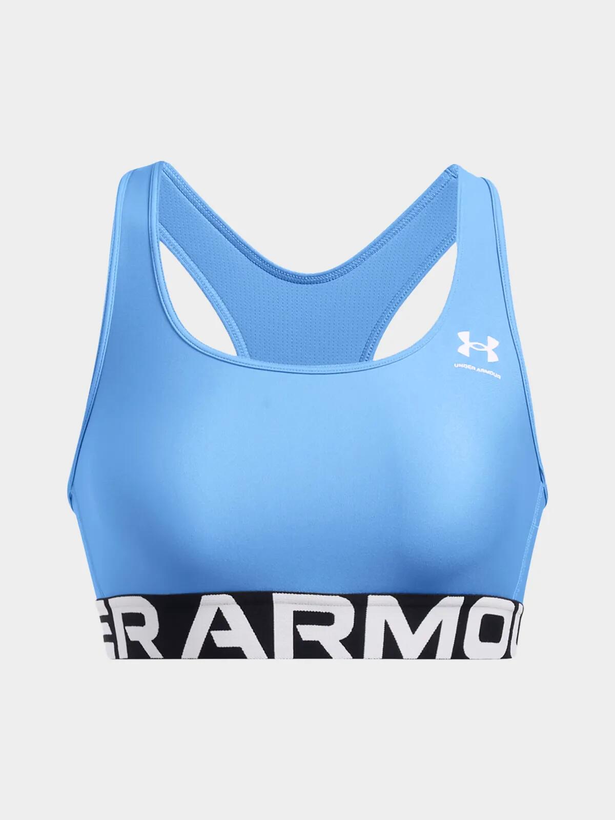 Brassière de sport HeatGear® Mid Branded Under Armour pour femme Bleu ciel 6/7