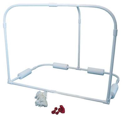 Drijvende doelset voor waterpolo van pvc