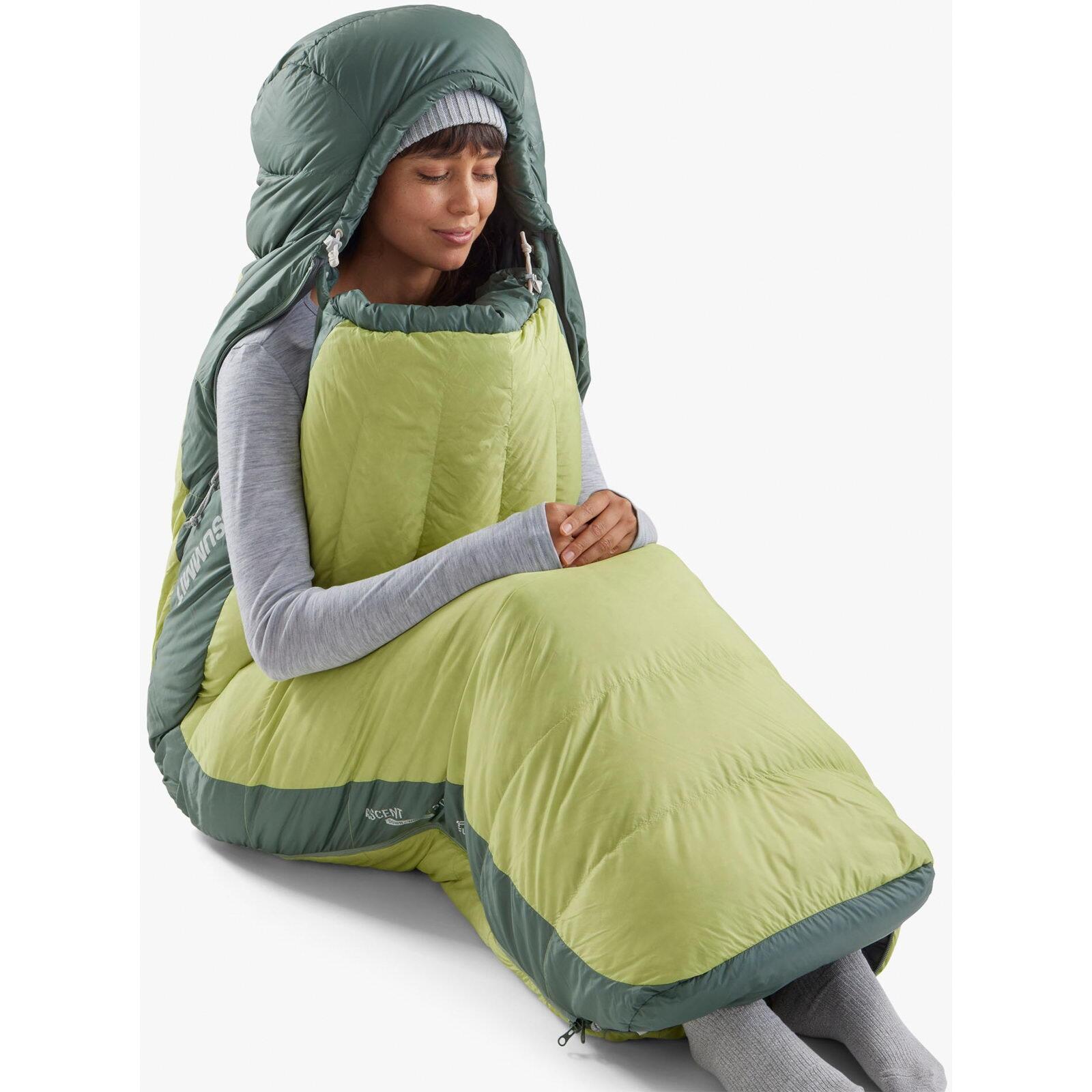 Schlafsack Ascent Damen -9C/15F celery green 6/7