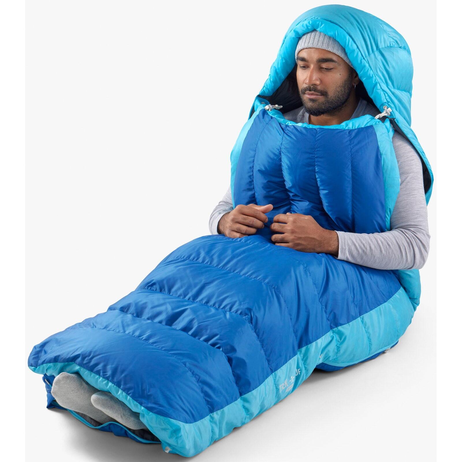 Daunenschlafsack Trek -9C/15F snorkel blue 6/7