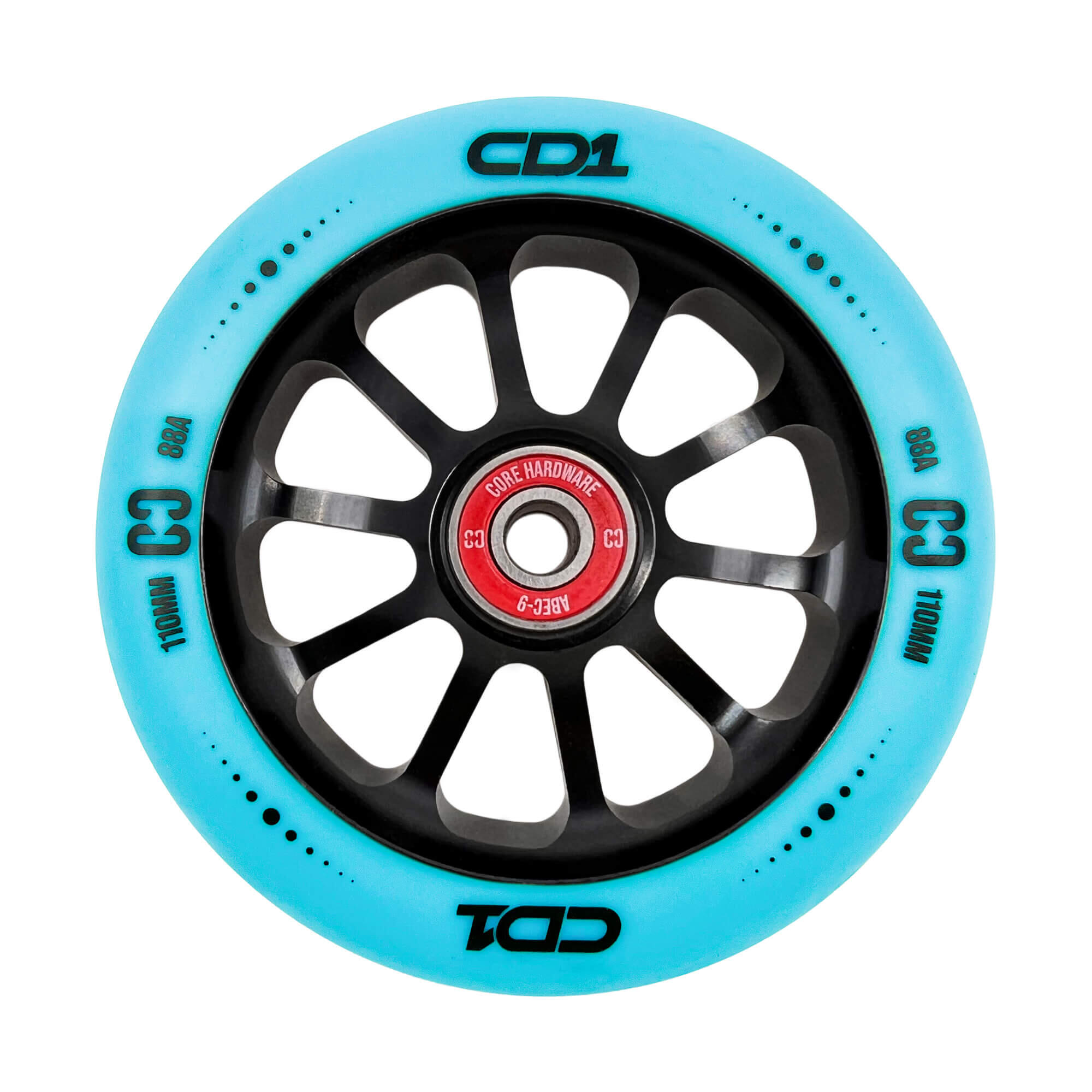 CORE CORE CD1 Spoked Stunt Scooter Wheel 110mm -  Blue/Black