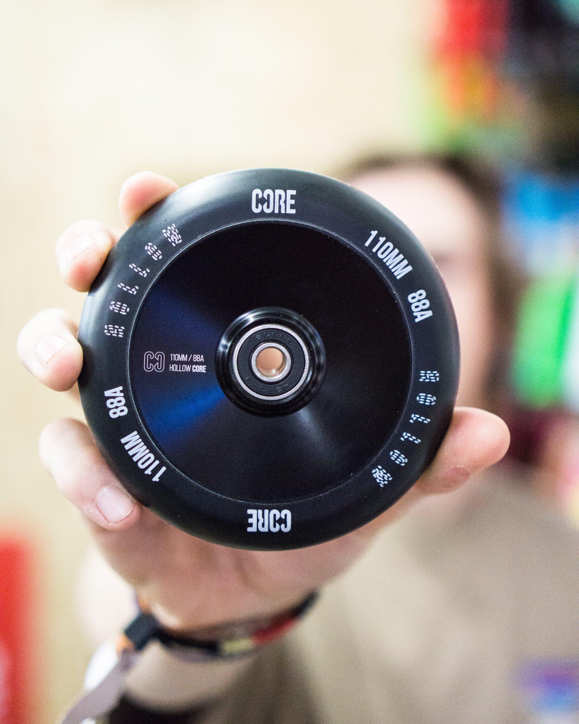 CORE Hollow Stunt Scooter Wheel V2 110mm - Black 5/7