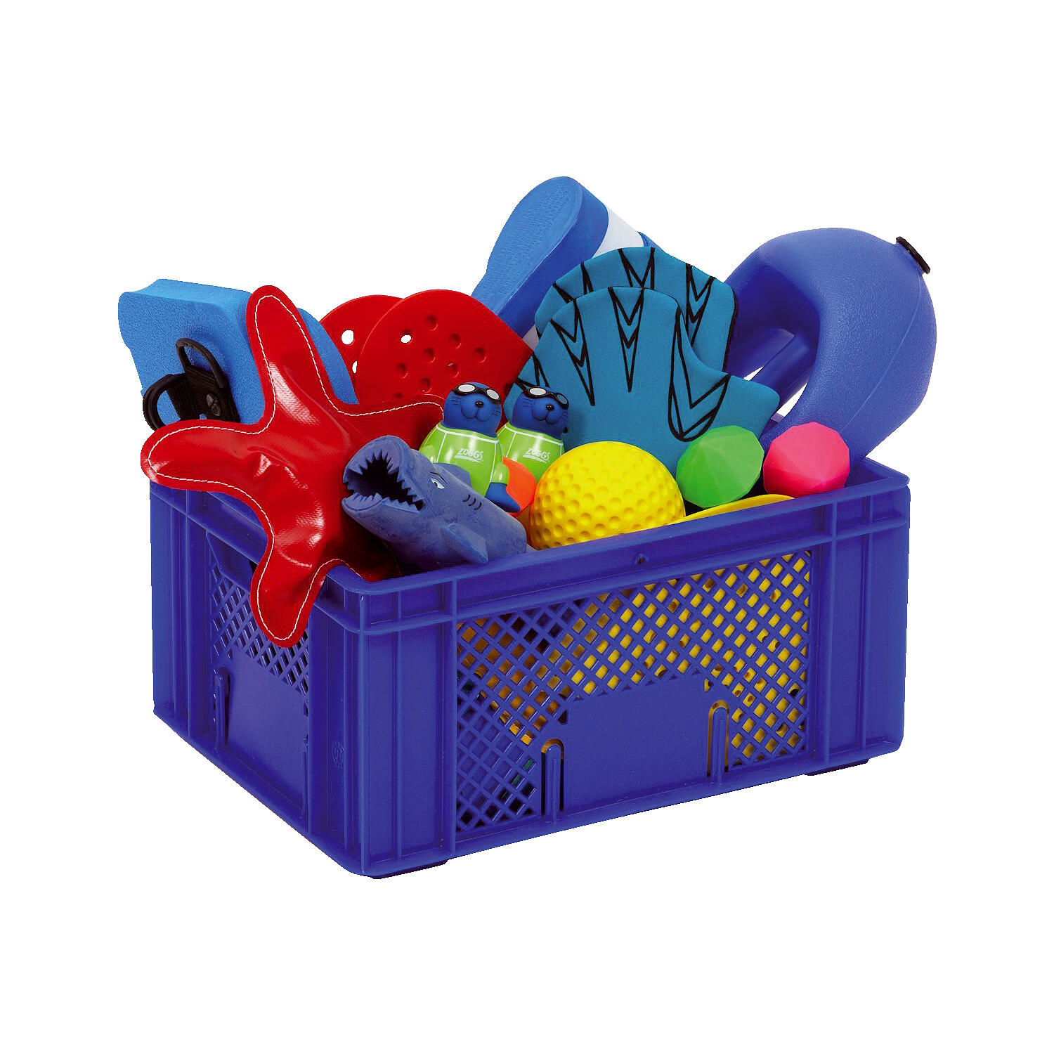 Aufbewahrungsbox Schwimmbad 40x30x18 cm Gesundheitssport Unisex 1/5