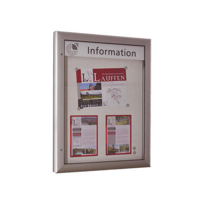 Schaukasten S-Serie 800x1025x80 mm Rückwand: Weiß Schulsport Unisex Rückwand