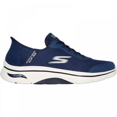 Zapatilla Hombre Skechers Slip-ins Go Walk Arch Fit Malla Azul