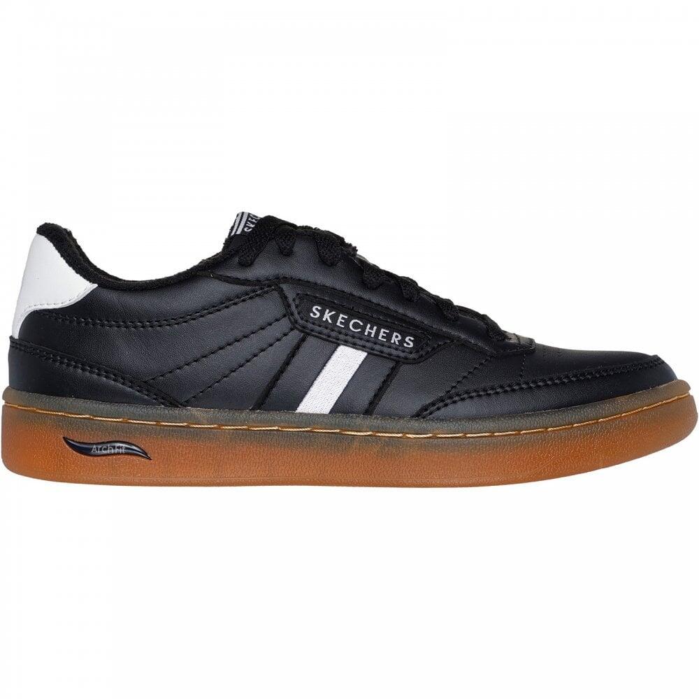Skechers Arch Fit Classic Black Womens Arch Support Trainers COL