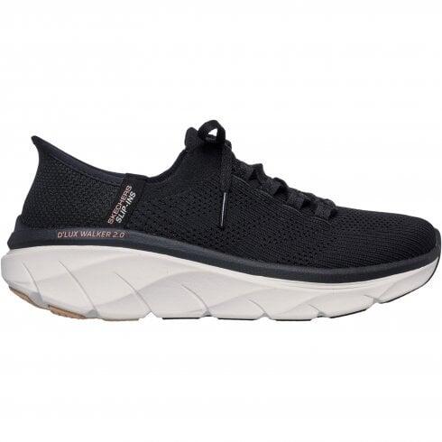 Skechers DLux Walker 2.0 Thrill Movement | Black/Tan | Womens Memory F 7/7