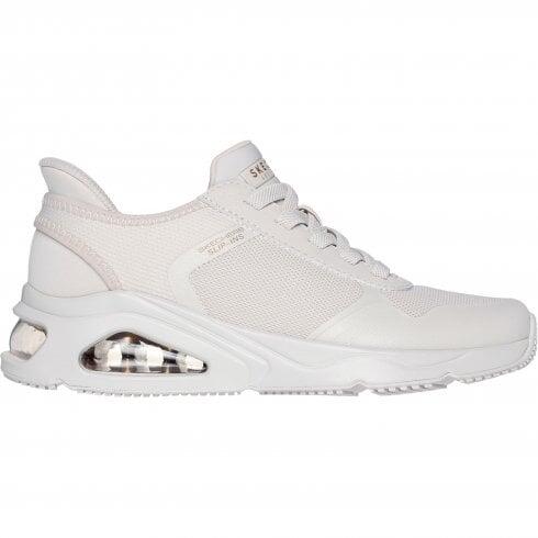 Sapatilhas Skechers Mulher Tres-Air Uno - Easy Steppers Branco 7/7