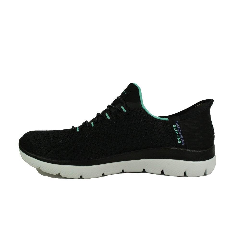 Skechers 150123 BKTQ COL: Black/Turquoise, SIZE: UK 6 3/7
