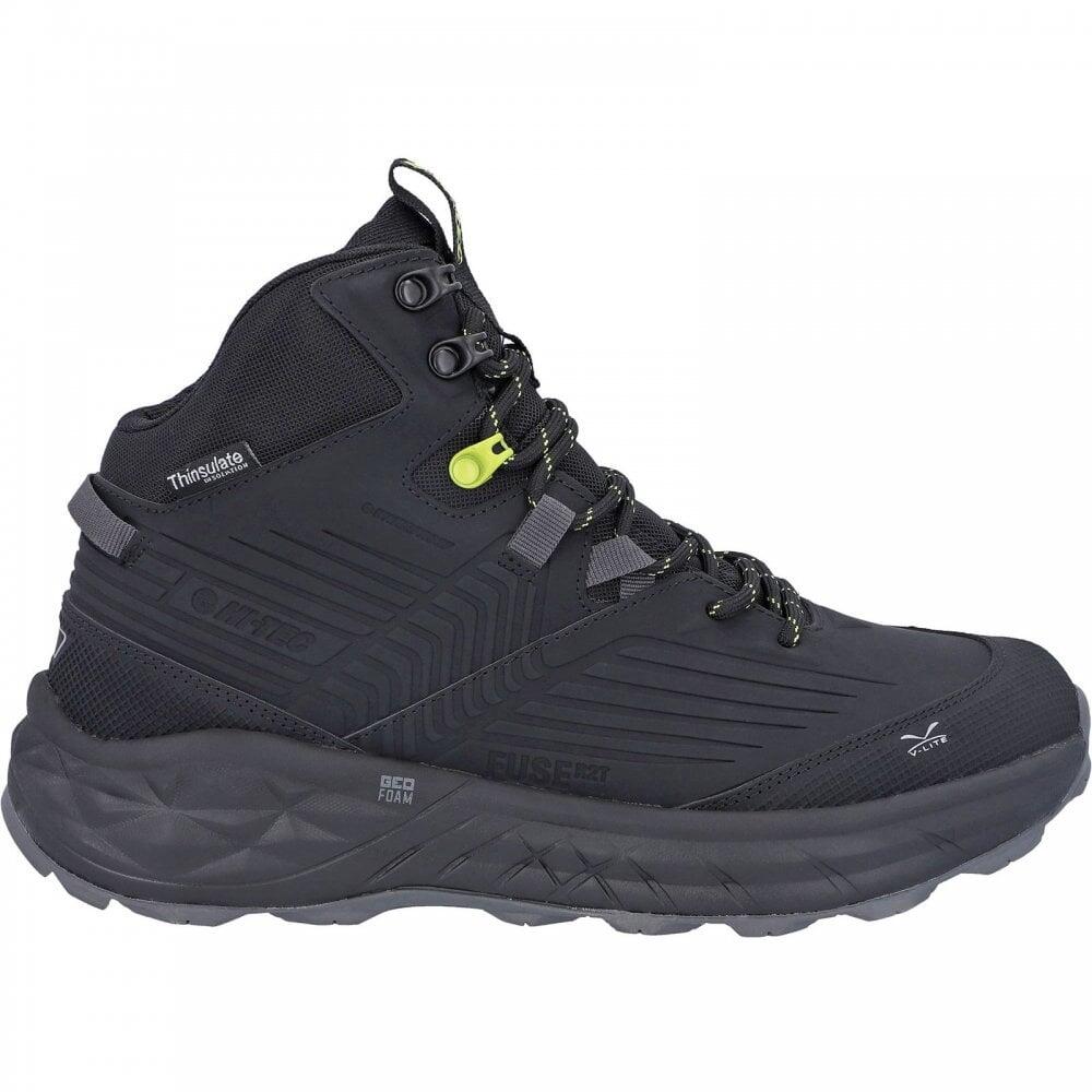 Hi-Tec Fuse Trek Mid | Black | Waterproof | Mens Lightweight Hiking Bo 1/7