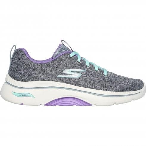Pantofi sport Skechers Go Walk Arch Fit 2.0-Vivid Sunset, gri-lavanda 36
