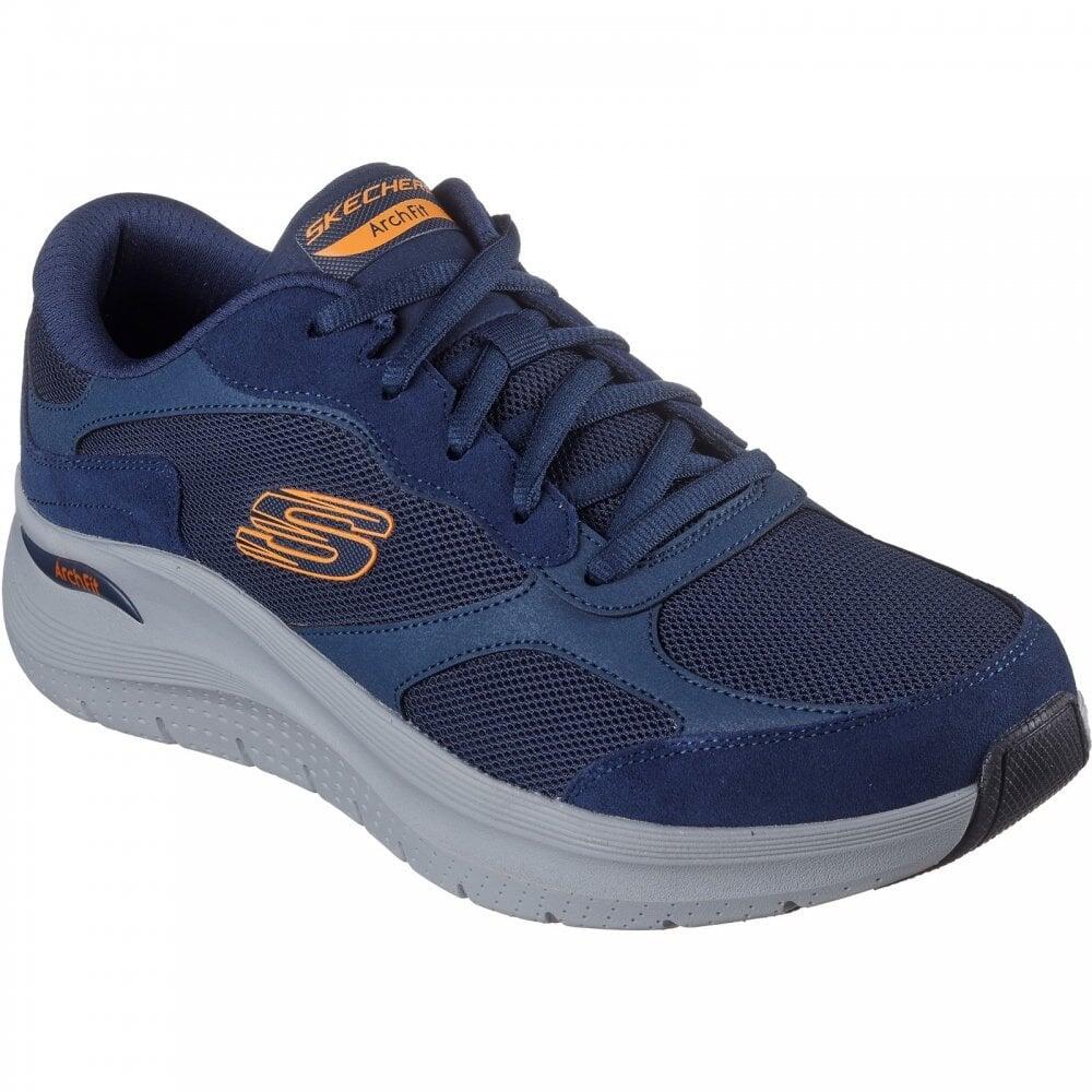 Zapatilla Hombre Skechers Arch Fit The Keep Malla Azul 3/7