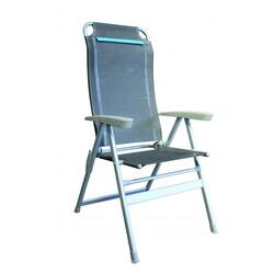ANTARION Fauteuil pliant Bleu Double Renfort Camping Acapulco