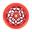 Roue de trottinette acrobatique CORE Hollowcore Hex 110 rouge