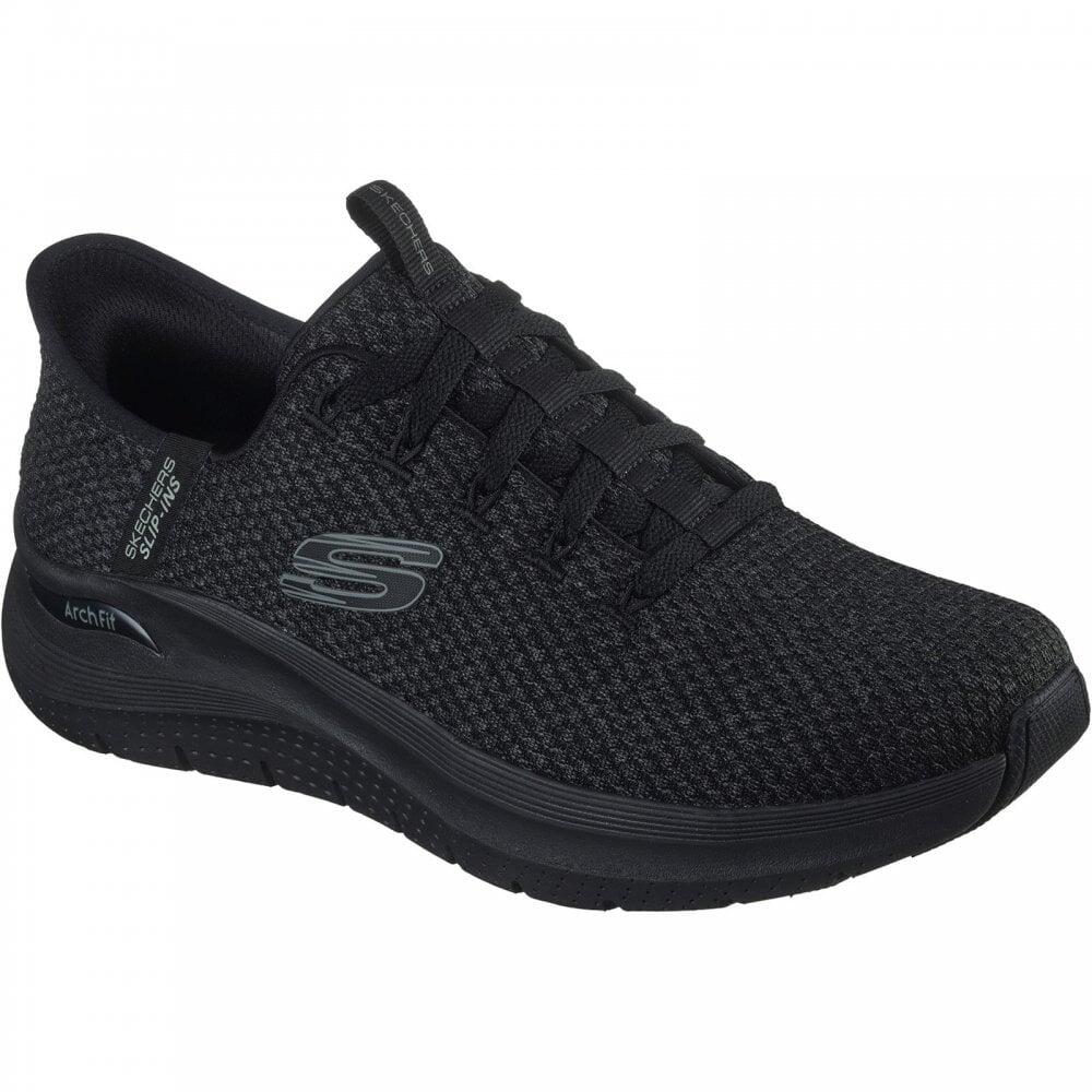 SKECHERS Uomo ARCH FIT 2.0 LOOK AHEAD Sneakers Nero 6/7