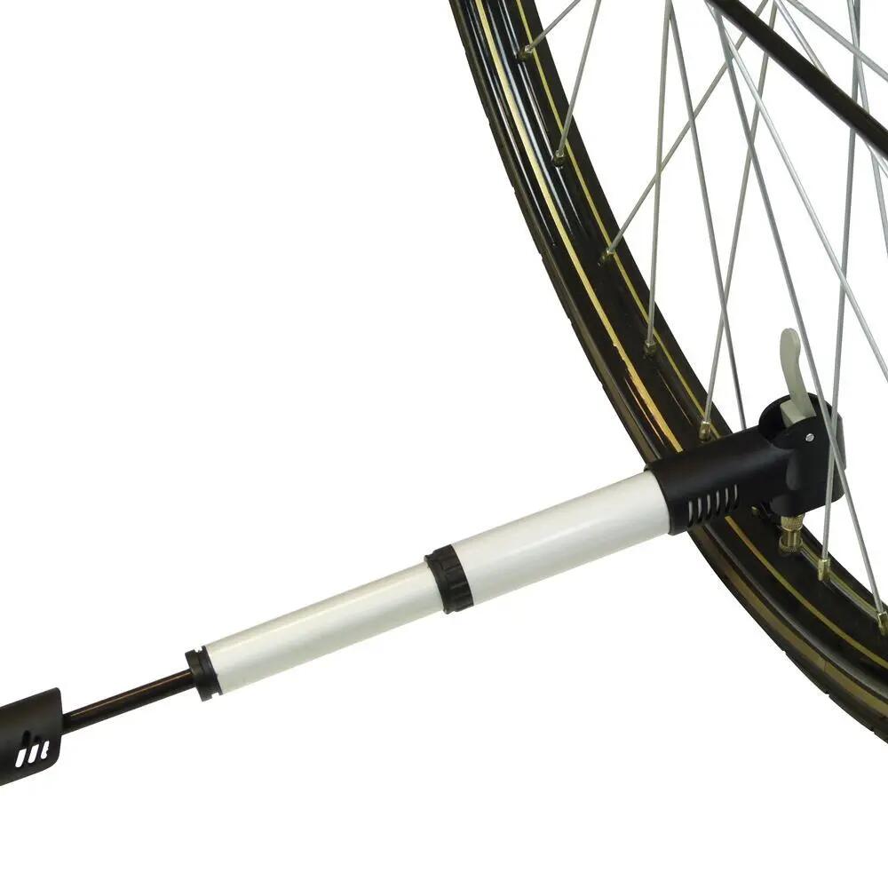 Dresco pompe à main Télescopique 29 cm noir/gris 3/4