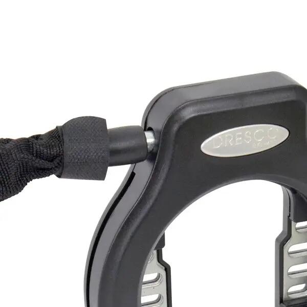 Dresco serrure de sécurité Plug-in 15,8 x 18,9 cm acier inoxydable noir 4/5