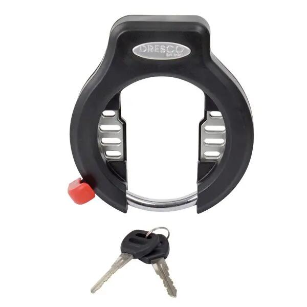 Dresco serrure de sécurité Plug-in 15,8 x 18,9 cm acier inoxydable noir 2/5