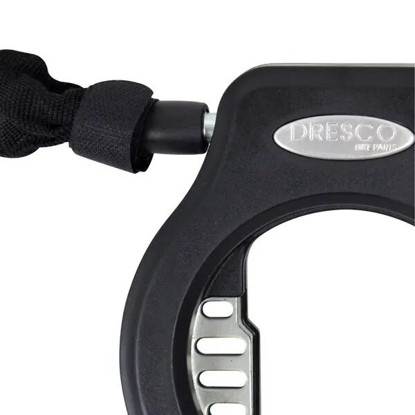 Dresco serrure de sécurité Plug-in 15,8 x 18,9 cm acier inoxydable noir 3/5