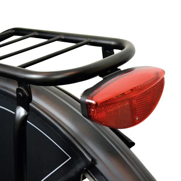 Dresco feu arrière avec réflecteur COB piles à leds noir/rouge 2/5