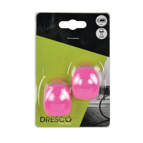 Dresco set d'éclairage piles leds silicone rose 2-pièces 2/4