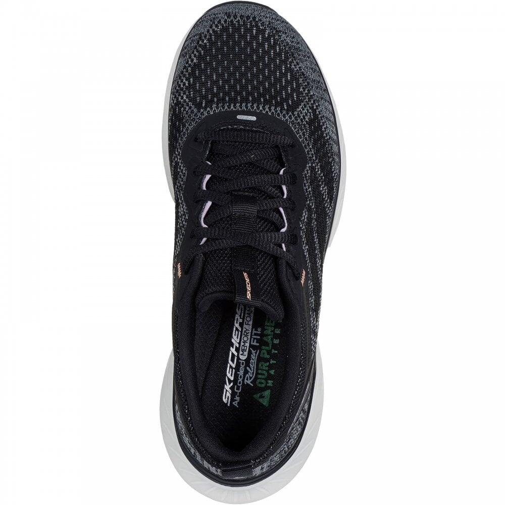 Skechers Relaxed Fit: Edgeride - Power Flow | Black/Lavender | Womens 5/7