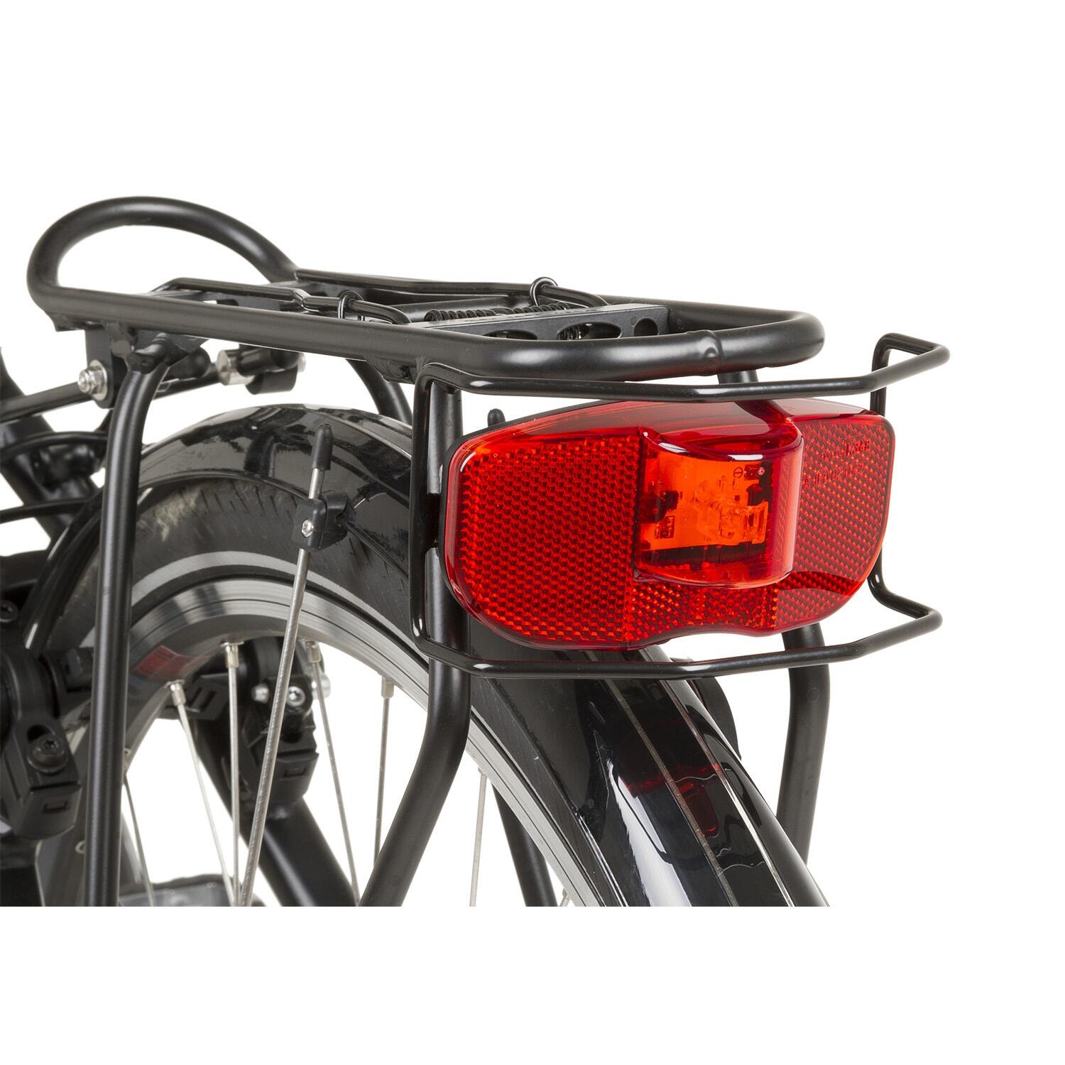 Smart porte-bagages à lumière arrière LED rouge/noir 2/4