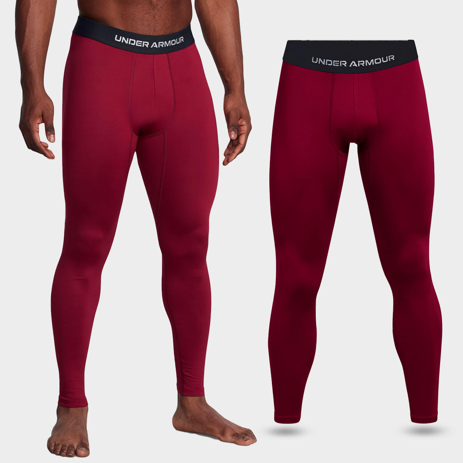 Legginsy sportowe męskie Under Armour getry szybkoschnące treningowe 2/7