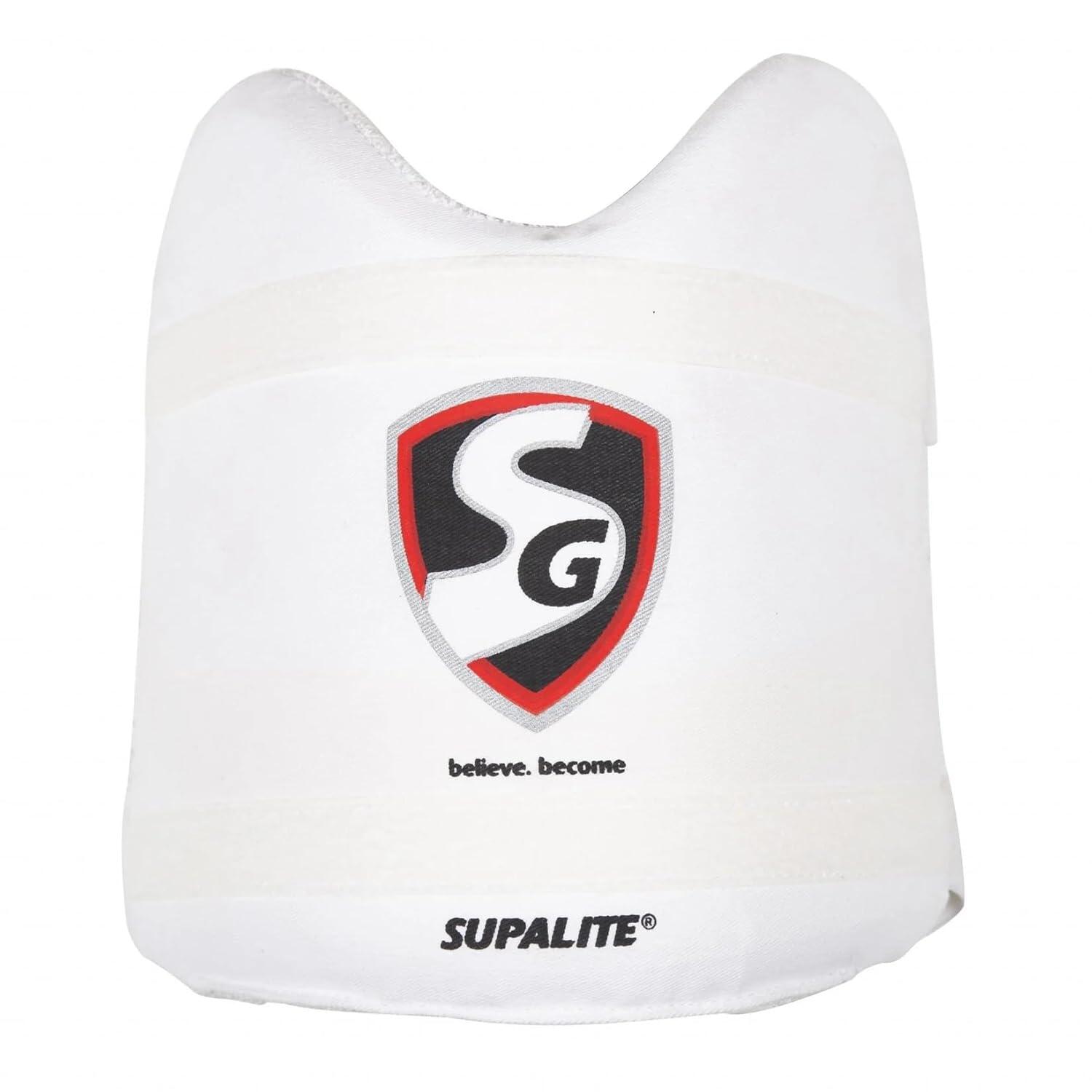 SG SG Supalite Cricket-Brustschutz | Weiß | Größe: Herren | Brustpanzer