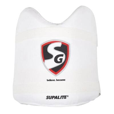 SG Supalite Cricket-Brustschutz | Weiß | Größe: Herren | Brustpanzer