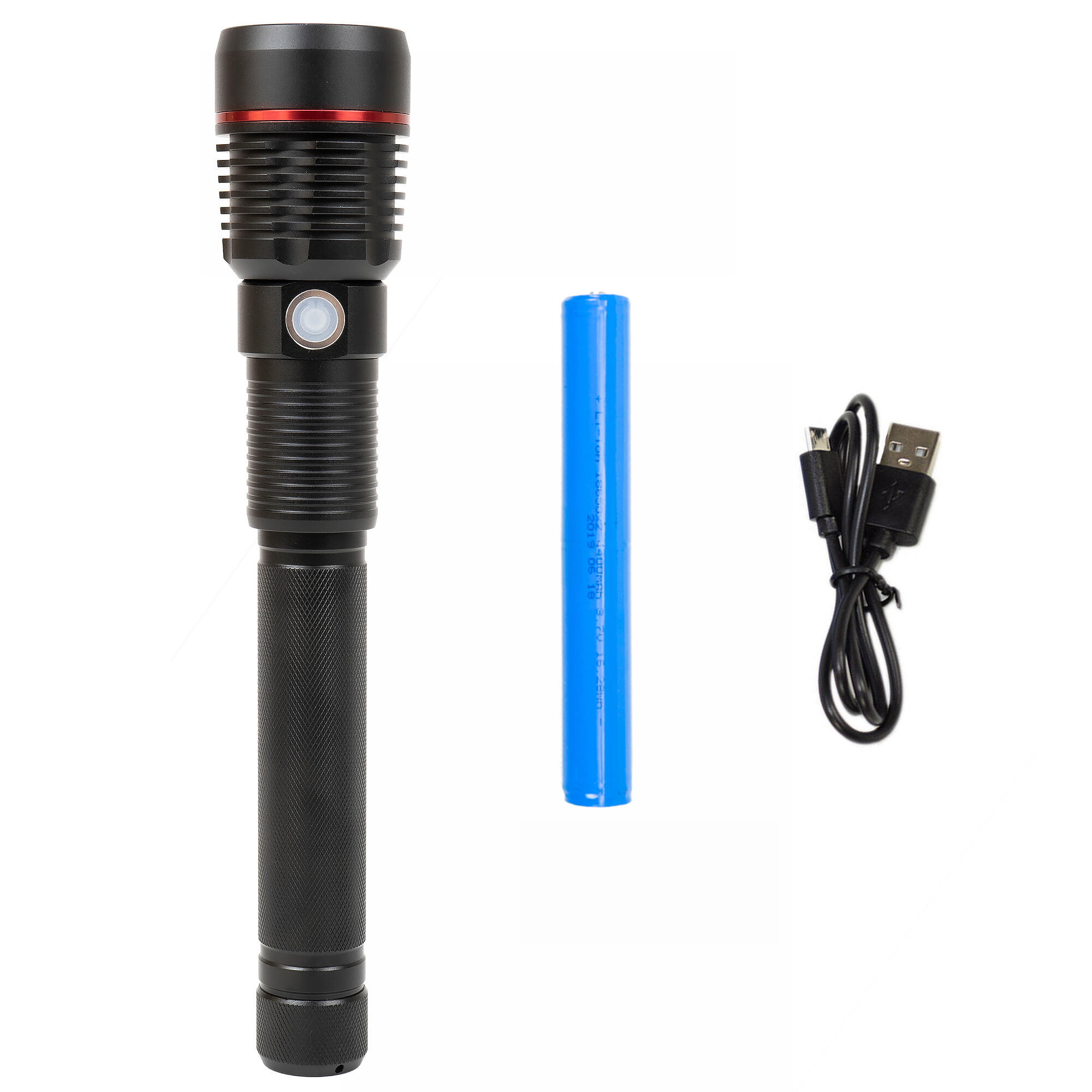 Lanterna de alumínio PNI Adventure F450 com foco e função BOOST, LED de 20 W, 15 5/5
