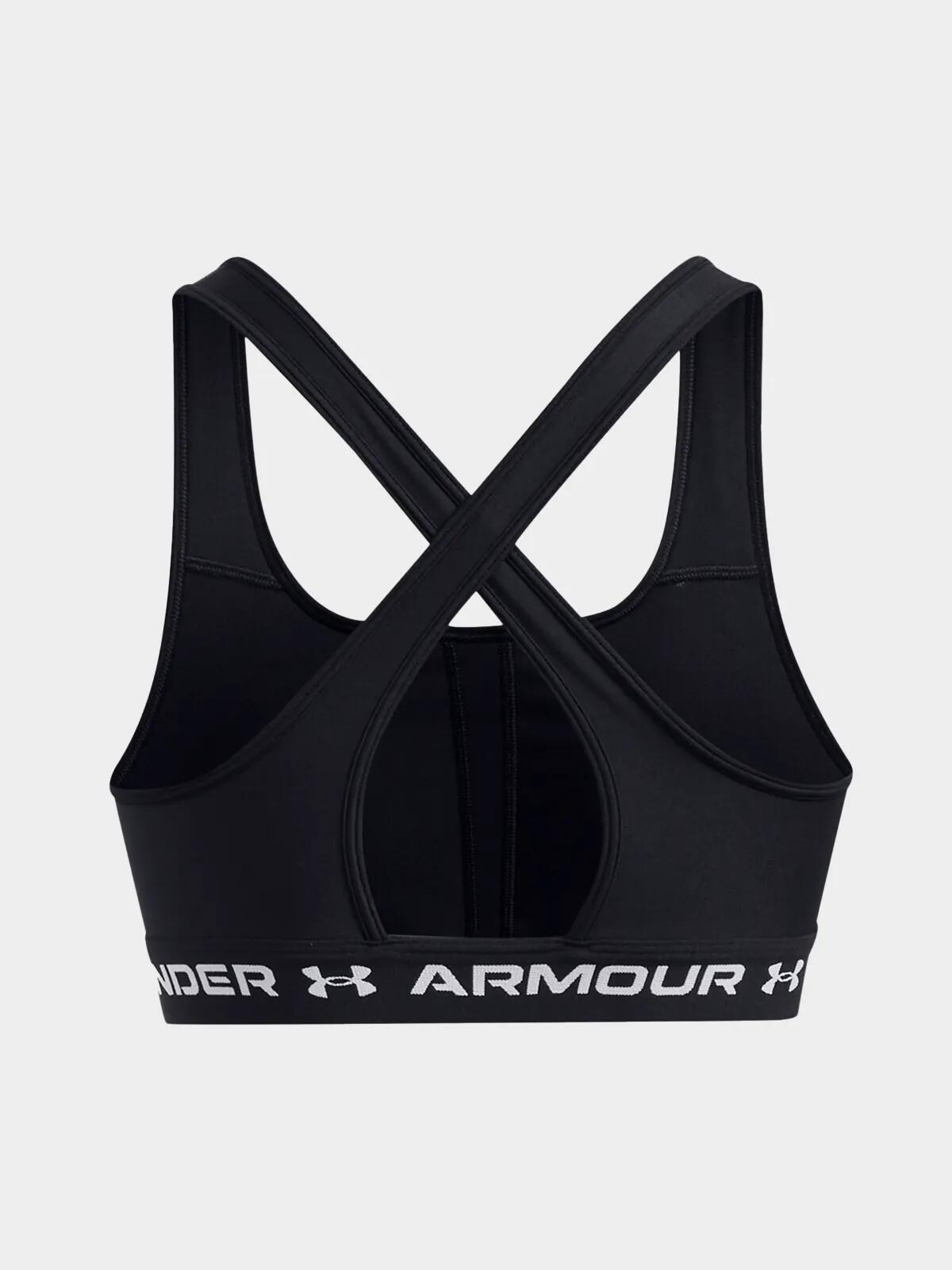 Brassière Under Armour Crossback Mid Noir Femme 6/7