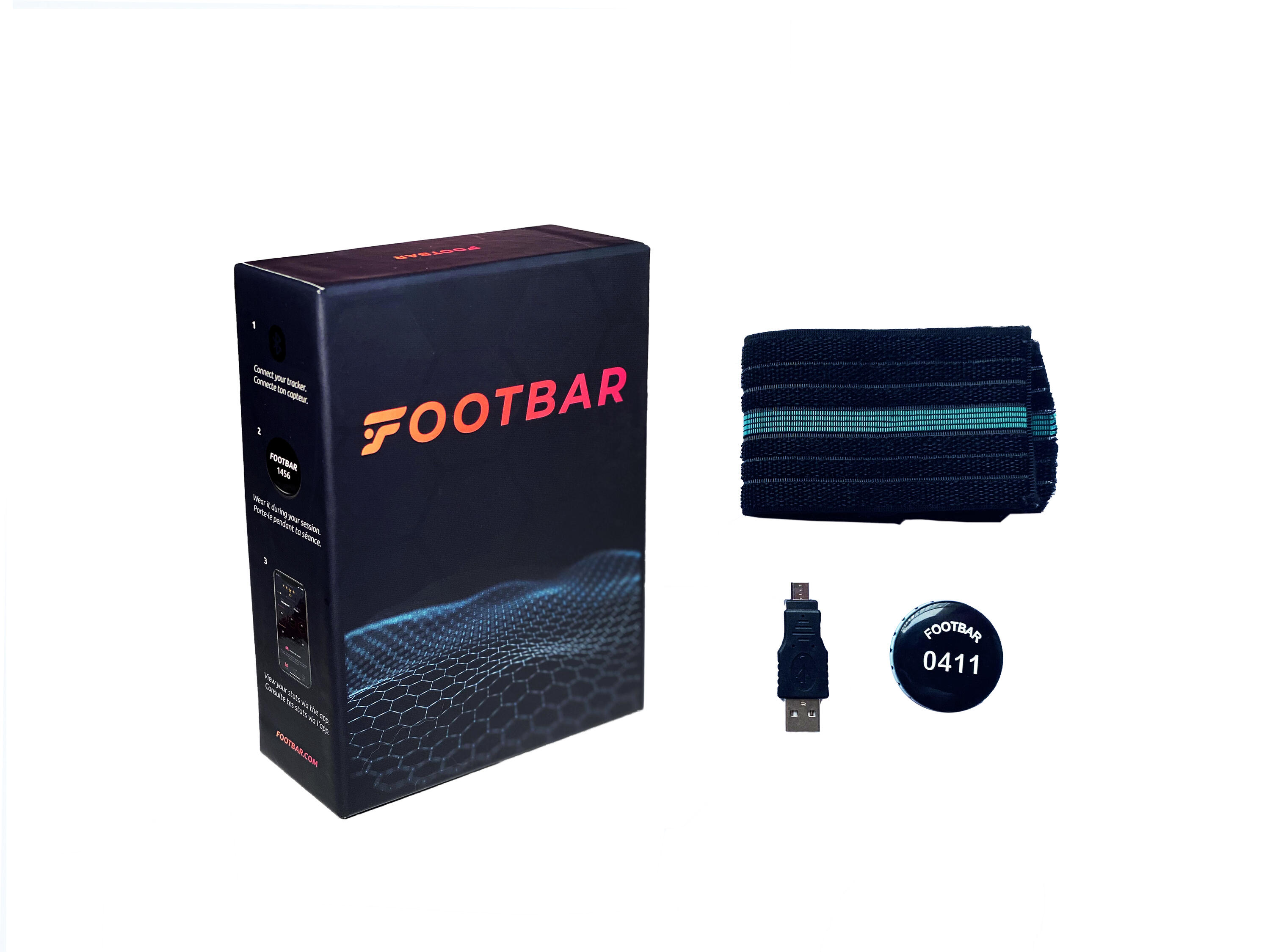 Capteur de performance Footbar Mixte Football Black 3/5