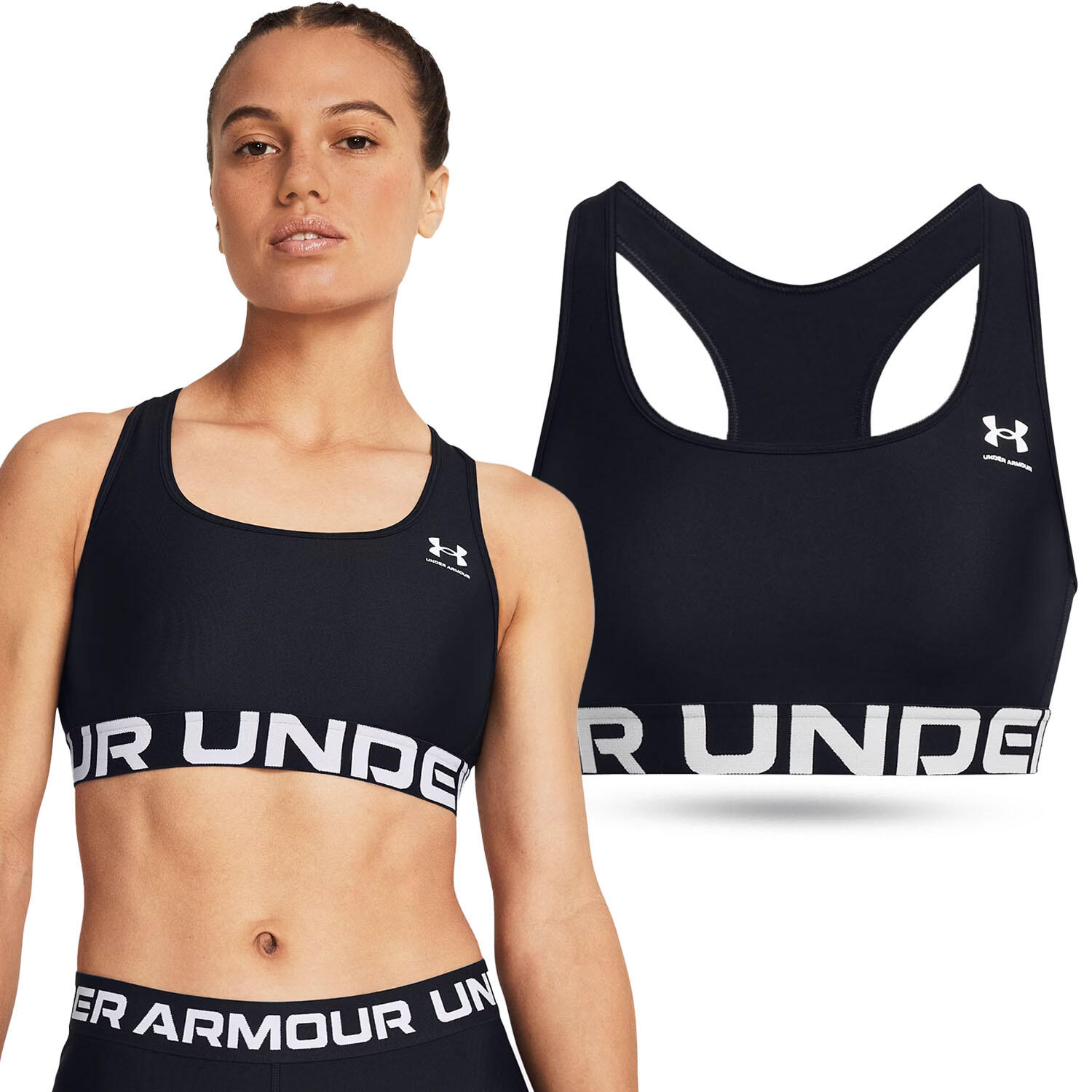 Stanik sportowy damski treningowy Under Armour biustonosz sportowy