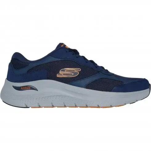 Zapatilla Hombre Skechers Arch Fit The Keep Malla Azul 7/7