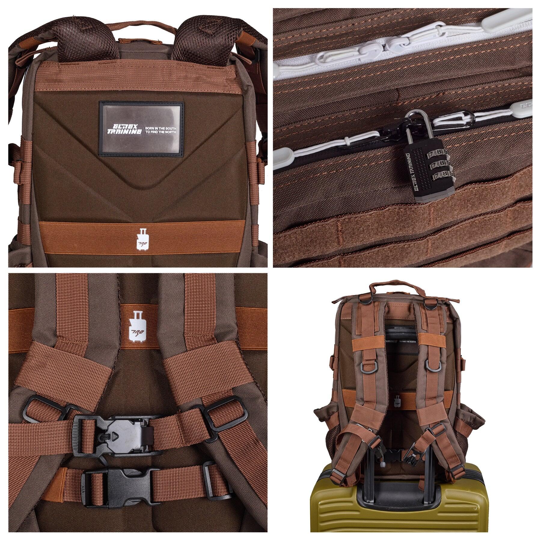 Zaino Elitex Coffee 25L Cabina Allenamento Impermeabile 2/6