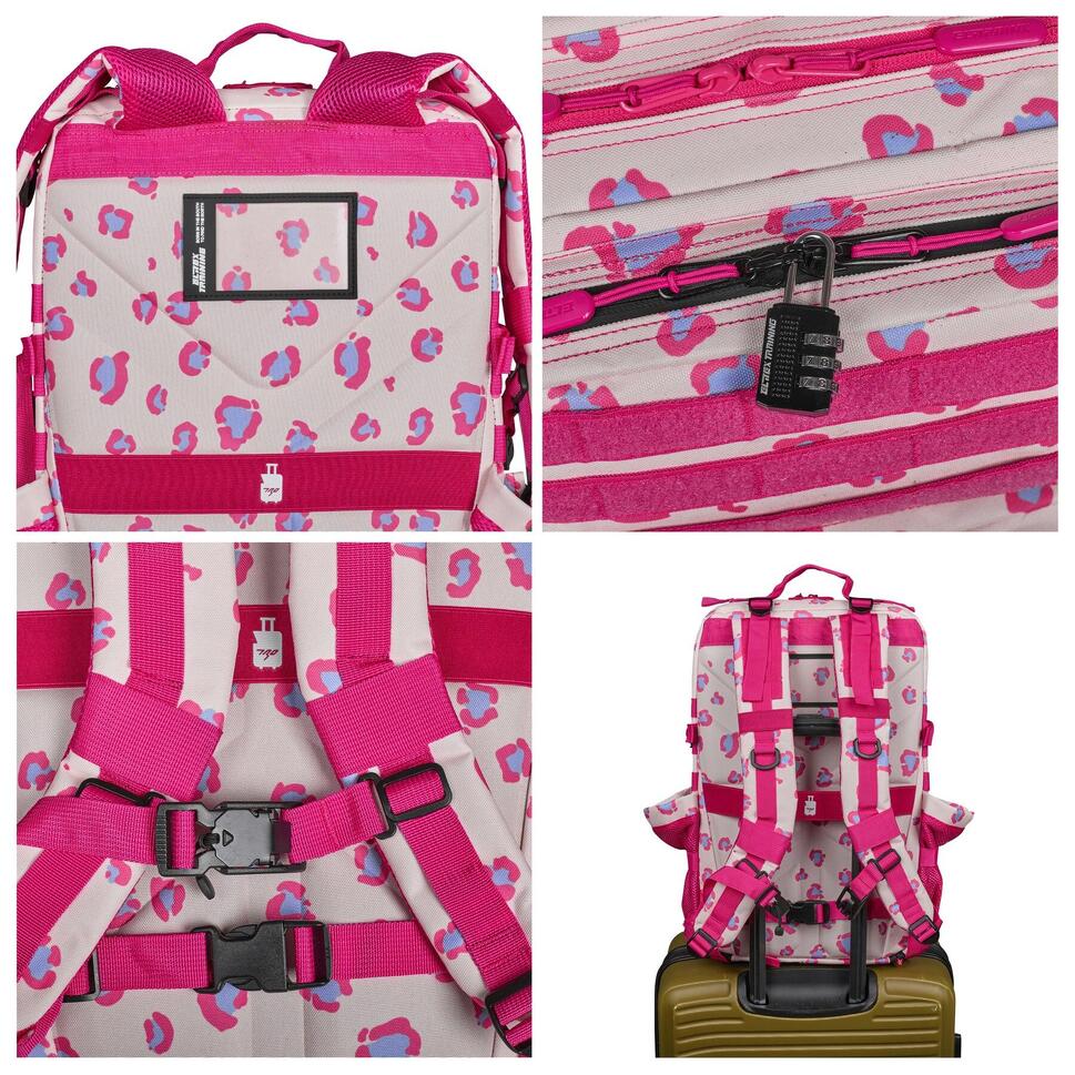 Plecak outdoorowy V1 Cream Leopard 45L