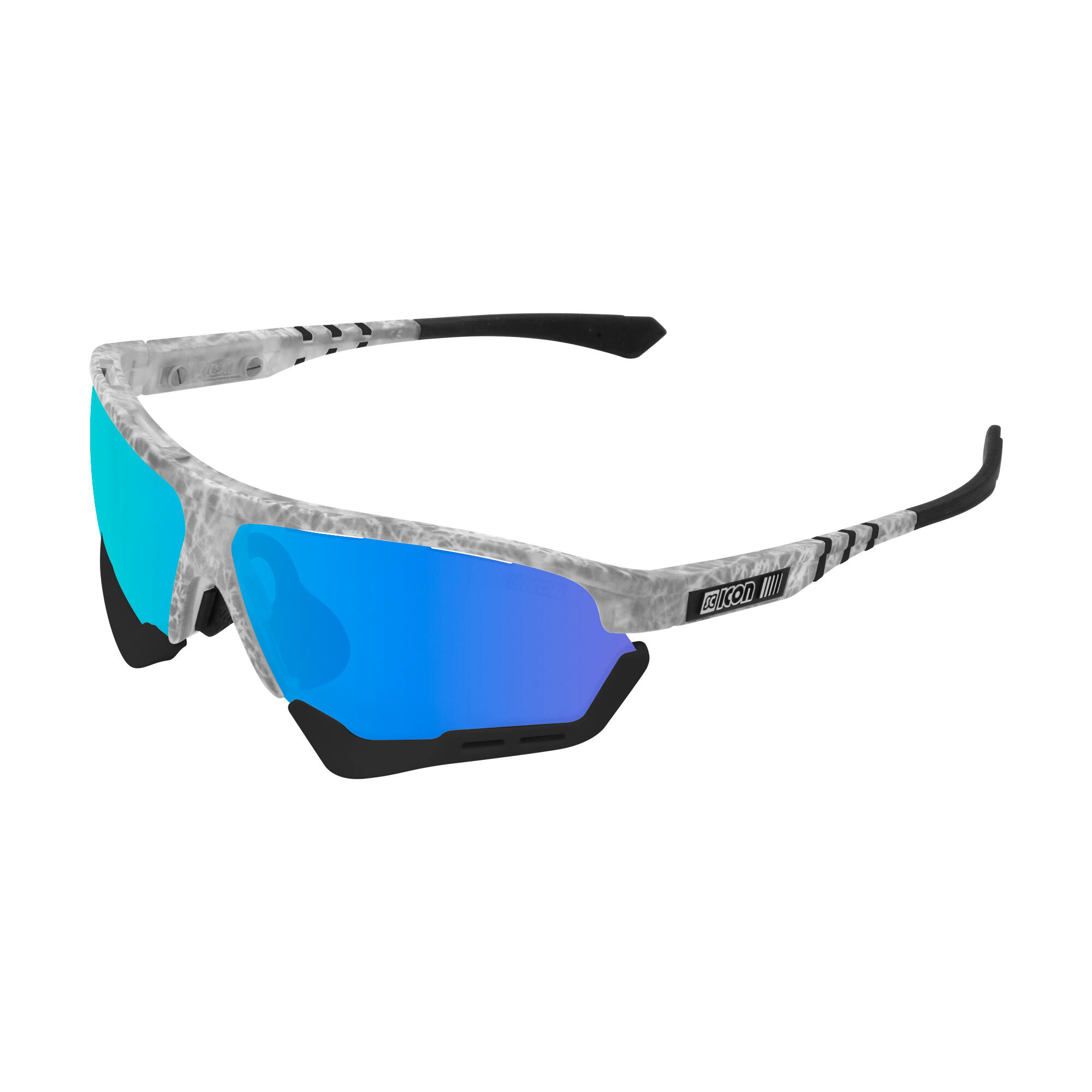 Scicon Sports - Aerocomfort Scn Pp Regular Lunettes De Soleil De Performance Sportive - Lunettes De Soleil - Bleu - Taille Unique - Decathlon