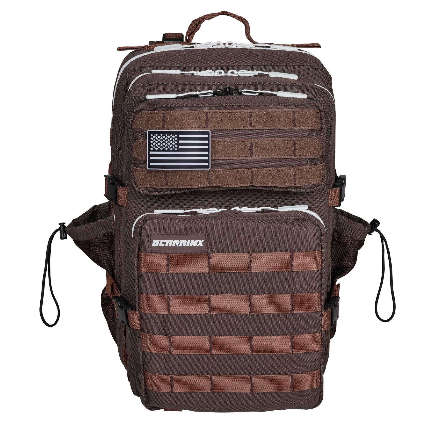 ELITEX TRAINING Mochila Elitex V1 Coffee 45L Cabine Treino Impermeável