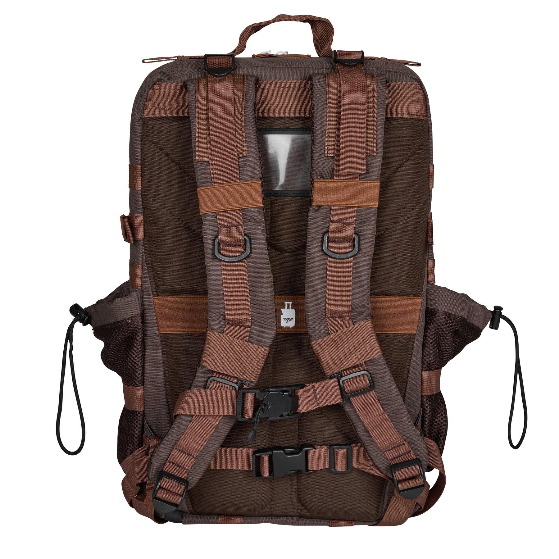 Mochila Elitex V1 Coffee 45L Cabine Treino Impermeável 2/7
