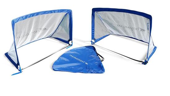Tragbares Fußballtor Pop-Up – 2er-Set, quadratisch 120x80cm