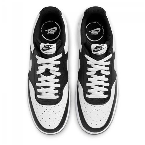 Scarpe uomo nike court vision lo - nero/bianco 5/7