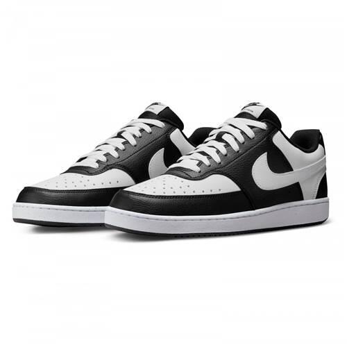 Scarpe uomo nike court vision lo - nero/bianco 3/7