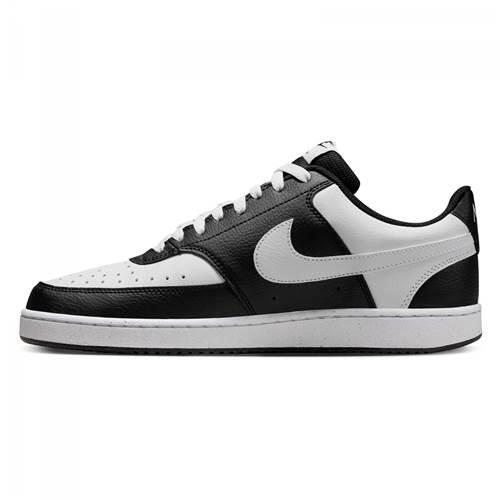 Scarpe uomo nike court vision lo - nero/bianco 2/7