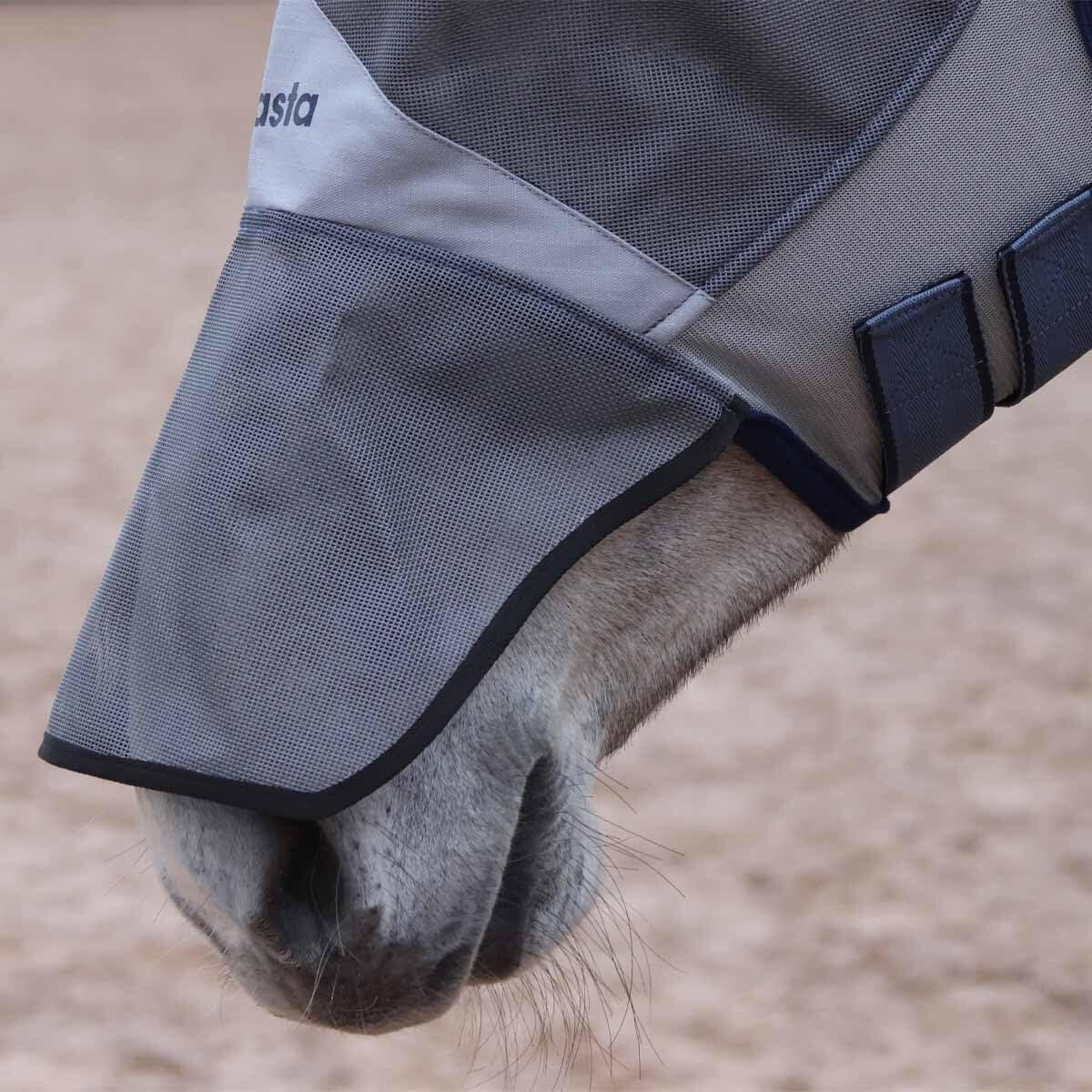 Fly mask with ear and nose protection 2/5