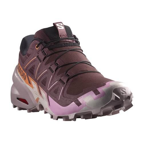 Sapatos desportivos salomon speedcross 6 trail corrida mulher malva