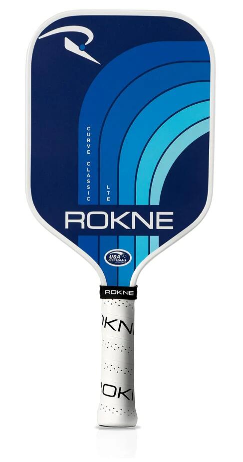 Rokne Curve Classic LTE Pickleball Paddle - Royal Blue 1/4